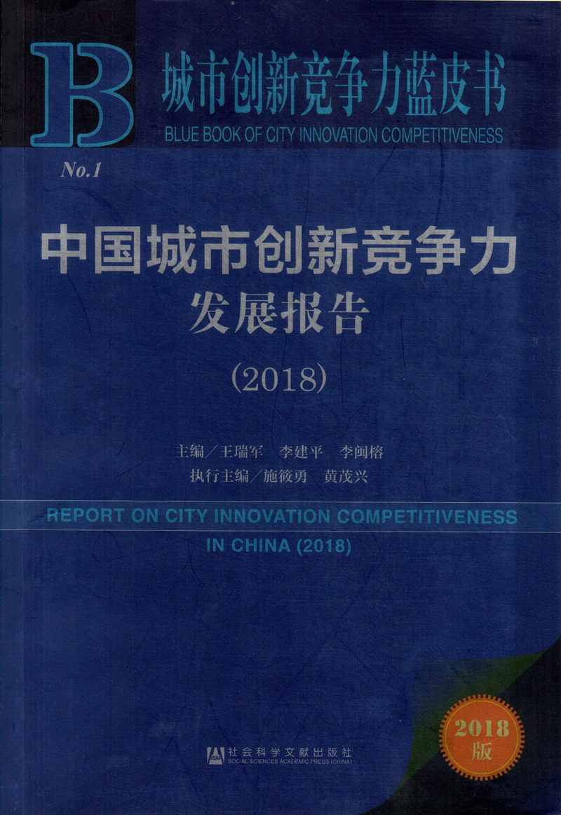 黑丝被艹逼中国城市创新竞争力发展报告（2018）